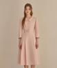 Julie And Kara 26Ss Calla138 Shebigins March Tweed Dress Pink