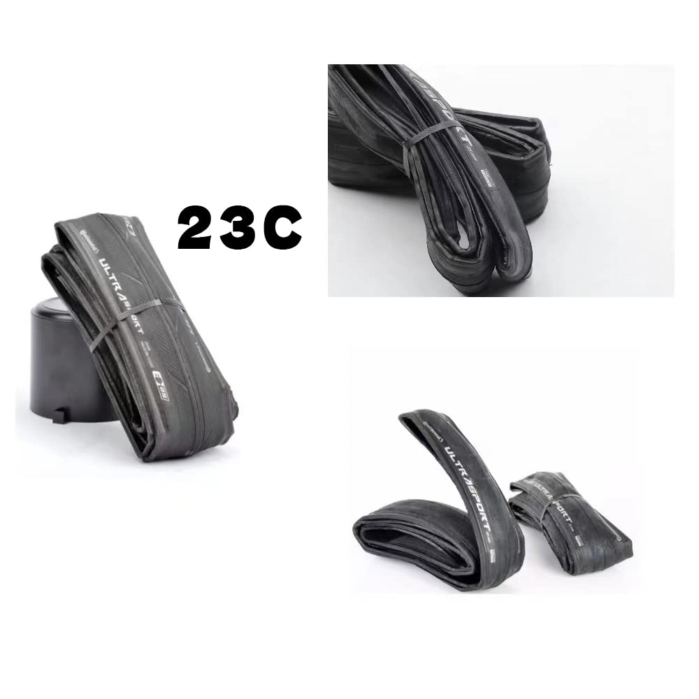 Anvelopă Continental Ultra Sport 3 700x23C FB Ultra Sport 3 Clincher Road, 1 bucată, negru-negru [Folosit]