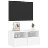 TV Wall Cabinet White 60 x 30 x 30 cm Particleboard