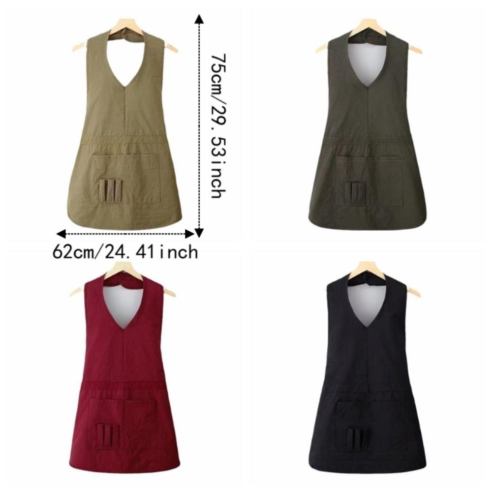 Delantal Impermeable para Trabajo Delantal Anti Salpicaduras para Cocina Delantal Simple sin Mangas para Adulto