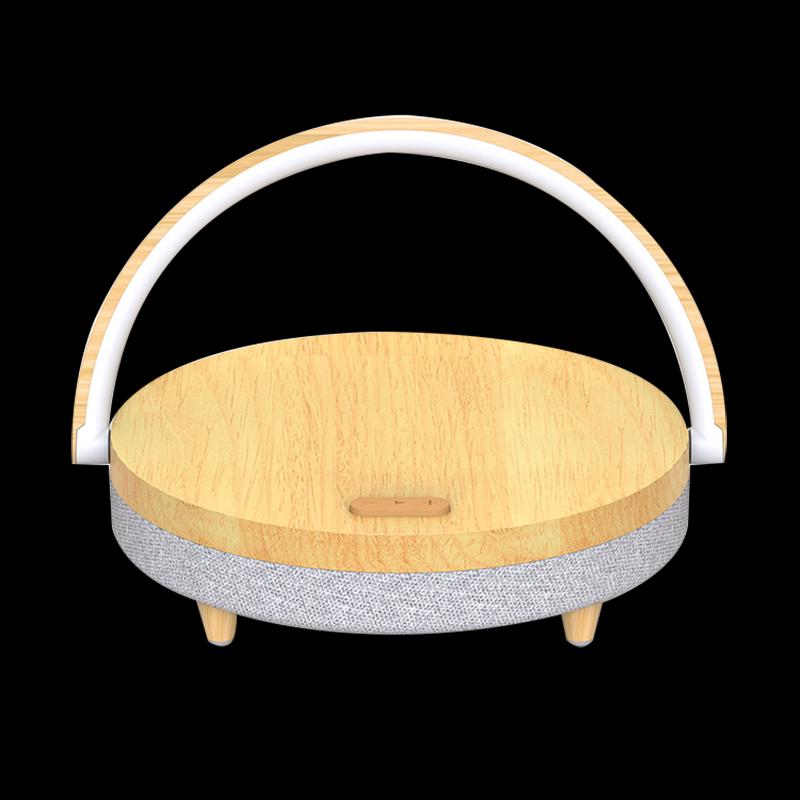 Multi-functional LED Desk Lamp with Wireless Charger and Bluetooth Speaker
