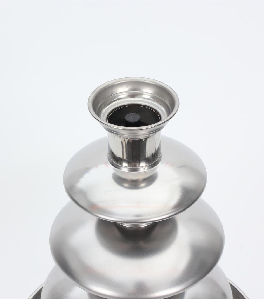 Vierstöckiger Schokoladenbrunnen-Schmelzturm