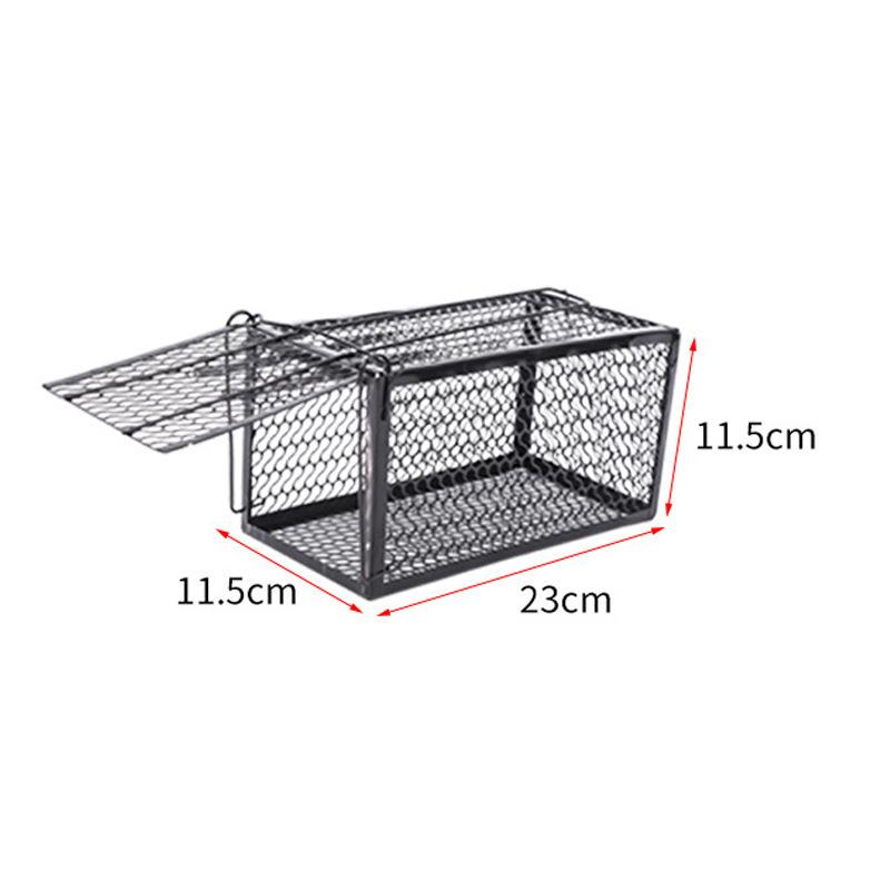 

Smart Self-Locking Iron Net Mousetrap Safe Household Mouse Catcher Metal Reusable Humane Rat Trap for Indoor & Outdoor Use