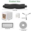 Kit de accesorios compatible con el robot aspirador Dream L20 Ultra/L30 Ultra: cepillo principal, filtros HEPA, cepillo lateral, mopas.