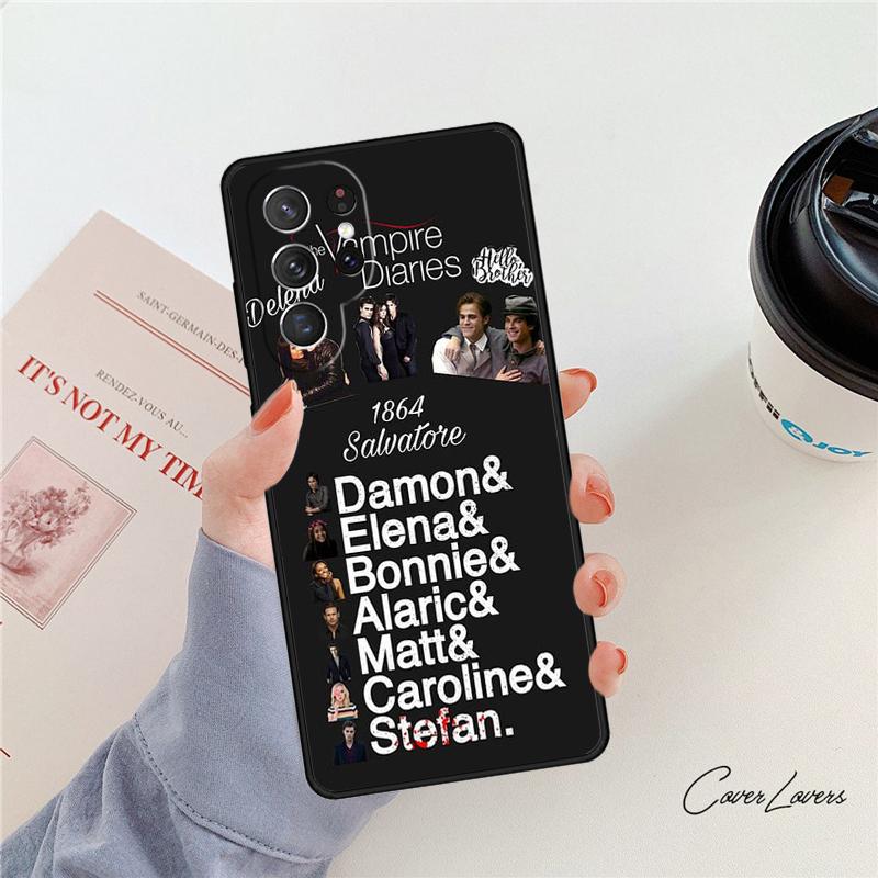 The Vampire Diaries Phone Case For Samsung Galaxy S24 S25 S23 S22 Ultra Note 10 20 Plus S20 S21 FE Cover