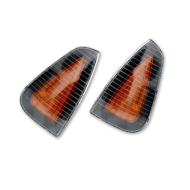 

Smoked / Chrome Lens Car Front Side Marker Indicator Light Housings For 2006 2007 2008 2009 2010 Dodge Charger, No Bulb / Socket Amber Lens