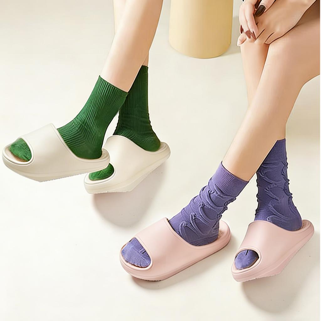 Women Home Slippers Flat Soft Beach Slides Comfortable Lightweight Slippers