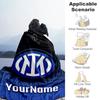 Inter Milan Personalized Name Blanket Throw Personalized Blanket Warmthful Decor Great for Picnics Sofa Seaside Living Room for All Occasions