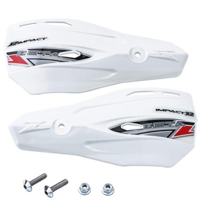 ZETA RACING Impact X2 Handguard Replacement Guard White Dirt Freak DIRTFREAK ZE74-1210