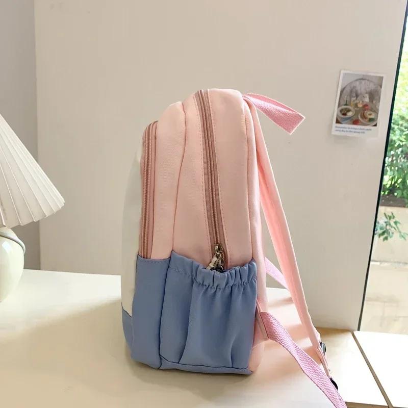 Pretty Nylon Fashion Travel Backpack High Quality Student Lightweight Mini Versatile Children's Spring Outing School Bag
