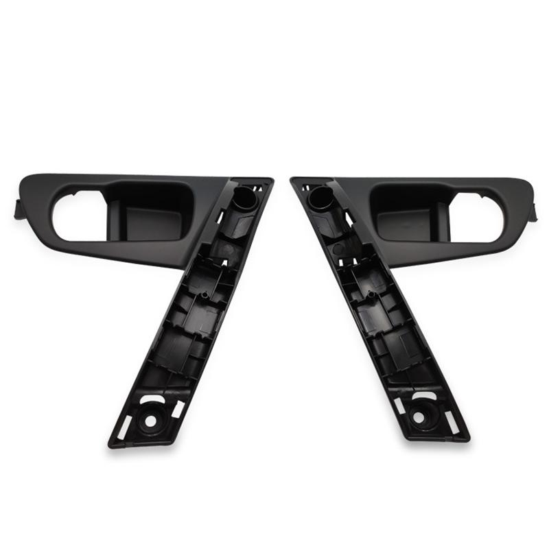 Για Nissan QASHQAI J10 2008-2015 2τμχ Βάση λαβής πόρτας αυτοκινήτου Εσωτερική λαβή Ασημένιο κάλυμμα Εσωτερικό