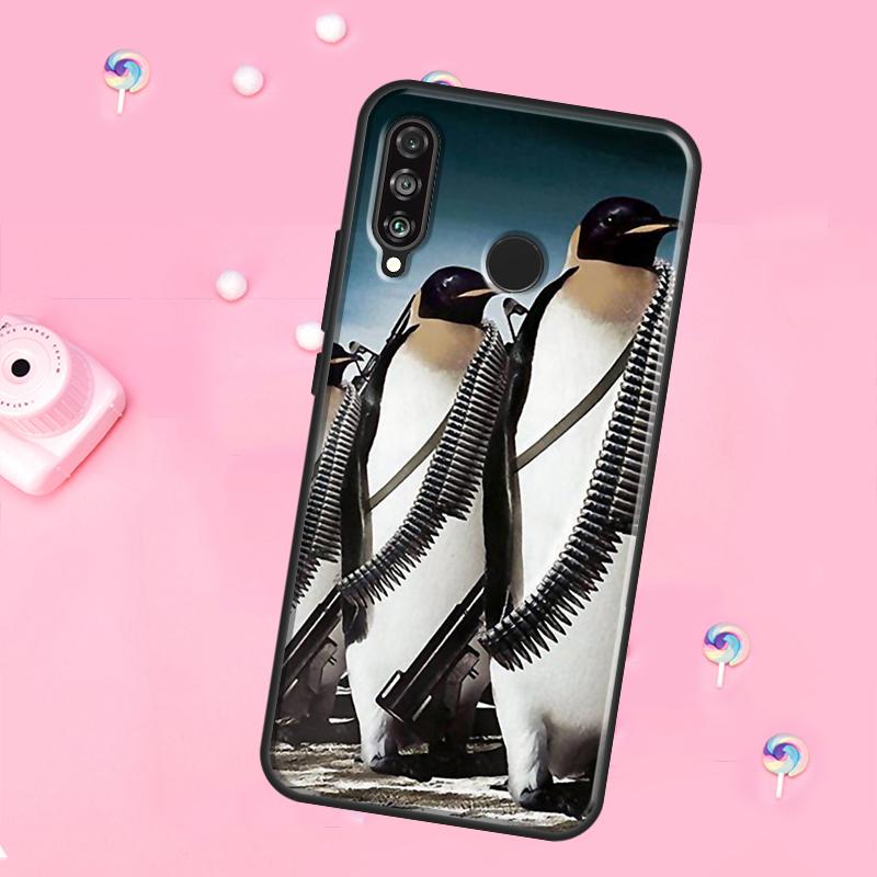 

Cute Penguin For Huawei Nova 11 Pro 10 9 SE Y70 Y60 Y90 Y61 Y91 Y73 Y72 12s 12i 11i 8i P30 P40 Lite Case Huawei P30 Pro