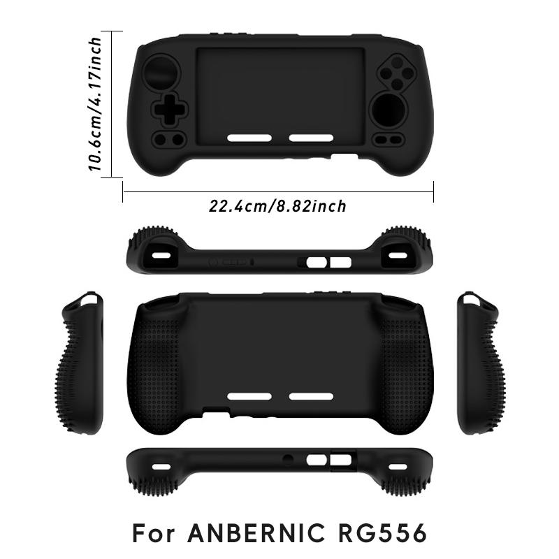 Soft Silicone Case for ANBERNIC RG35XX PLUS RG556 RG40XXV Game Console Protector Shell for RG40XX H  Game Accessories