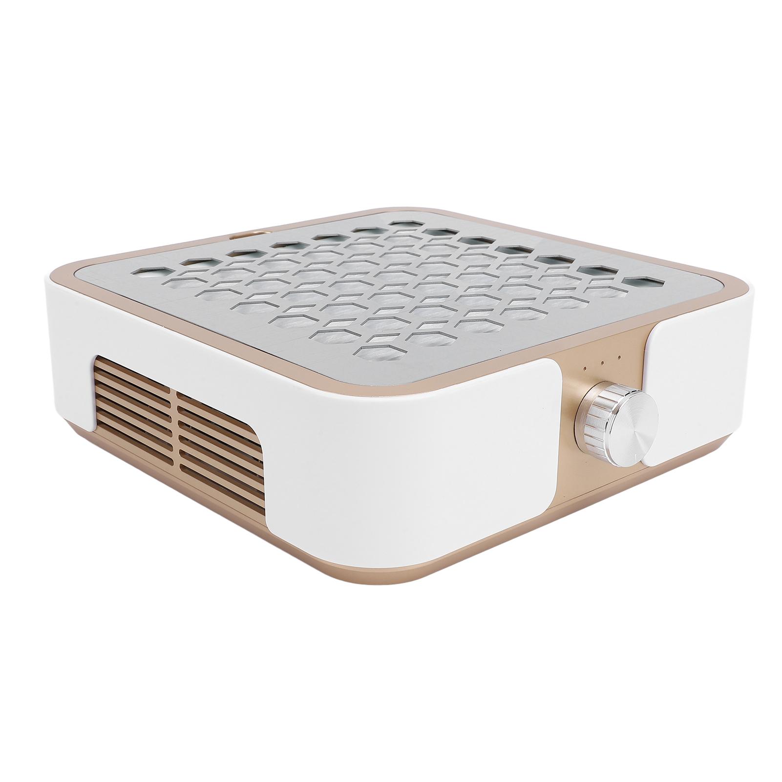 

Пылеуловитель для ногтей Gold Charging Мощное всасывание Бесщеточный безпылевой фильтр для ногтей Tech US Plug