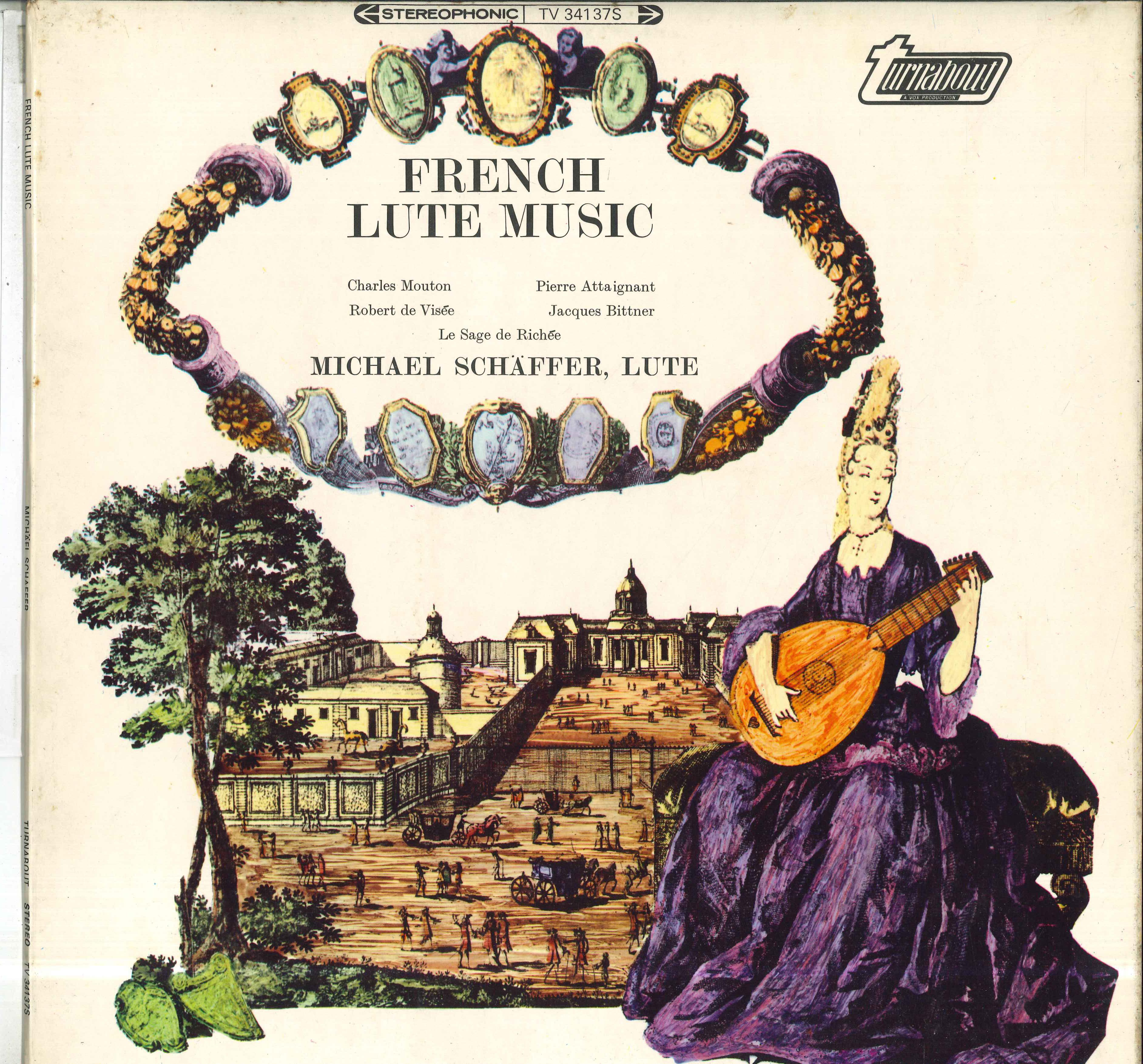 

LP Record MICHAELSSCHAFFER French Lute Music TV34137S TURNABOUT 1968 UK Classical Used