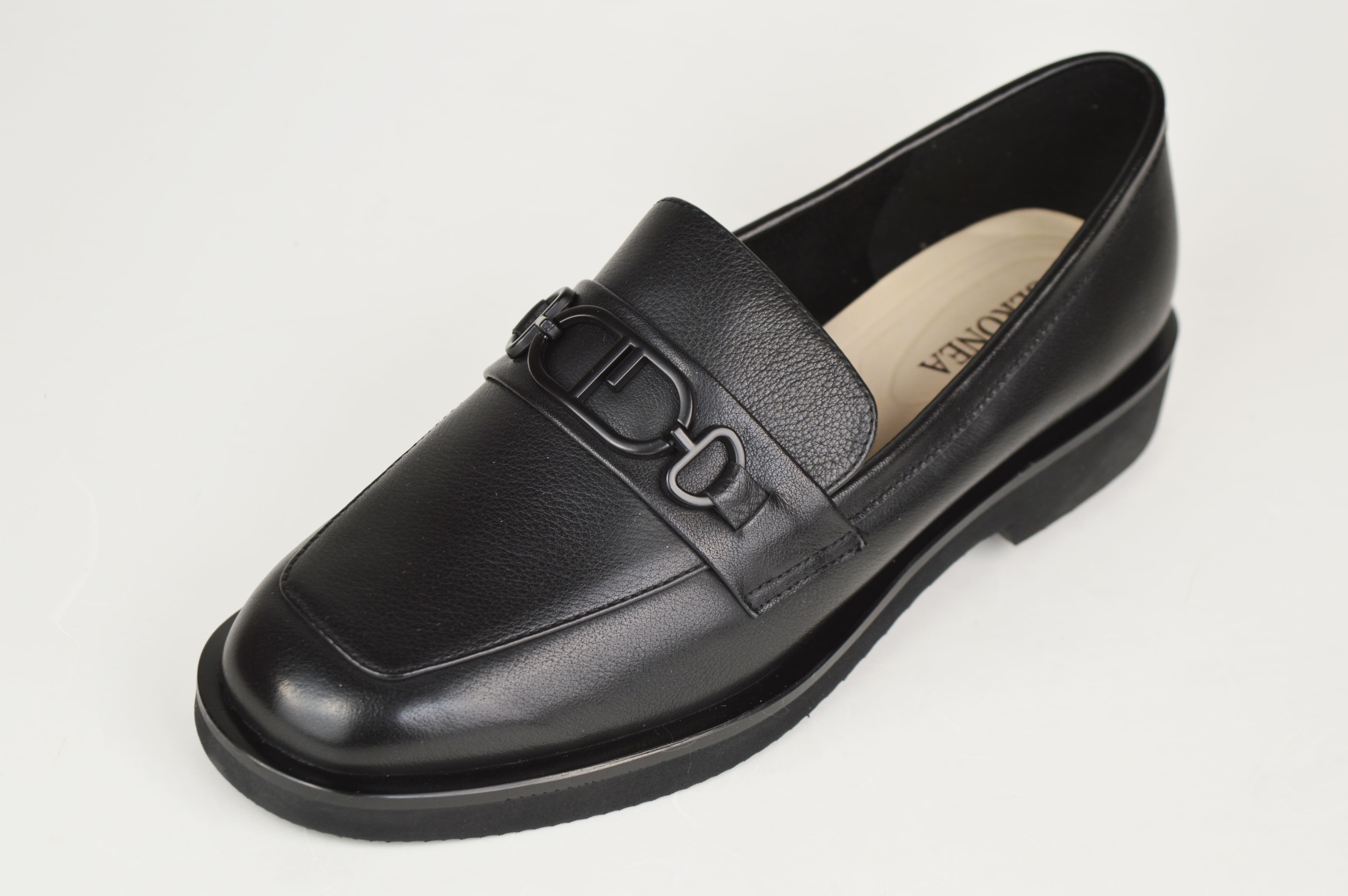 

Лофери жіночі Geronea 99373 36 Чорні шкіра 37 чорний