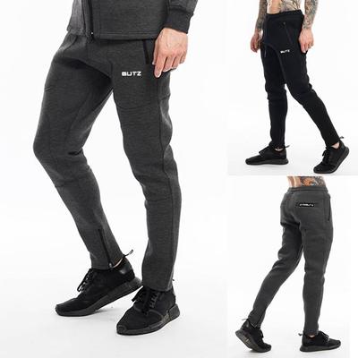 Men Pure Color Printed Overalls Casual Pocket Sport Work Casual Trouser Pants