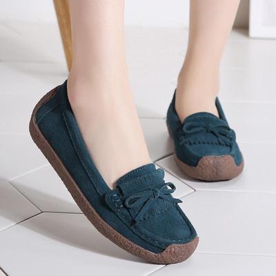 New Women Loafers Slip On Ladies Flats Shoes Brand Spring Autumn Casual Flat Shoes Single Shoes Plus Size 42