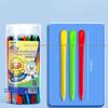 Oil Pastels Art Drawing Stationery Oil Painting Drawing Sticks Colored Crayons Dual Head Triangle Crayons 12-36 Colors Safe Kids