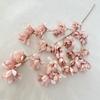 Pink Artificial Silk Flower Wedding Decor Peonies Roses Cherry Bouquets Blossoms