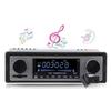 Bluetooth-Autoradio Vintage Dual-Knopf MP3-Player FM-Tuner Stereo USB AUX Klassisches Auto Retro Audio Receiver Lautsprecher Zubehör