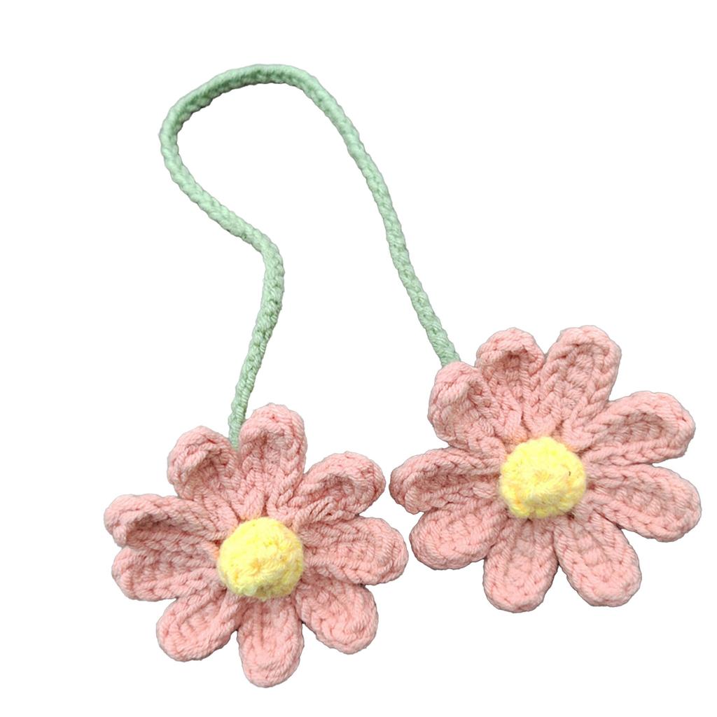 Cotton Yarn Hanging Basket with Unique Daisy Pattern For Home Ornaments And Office Decorations Personalizing Your Car