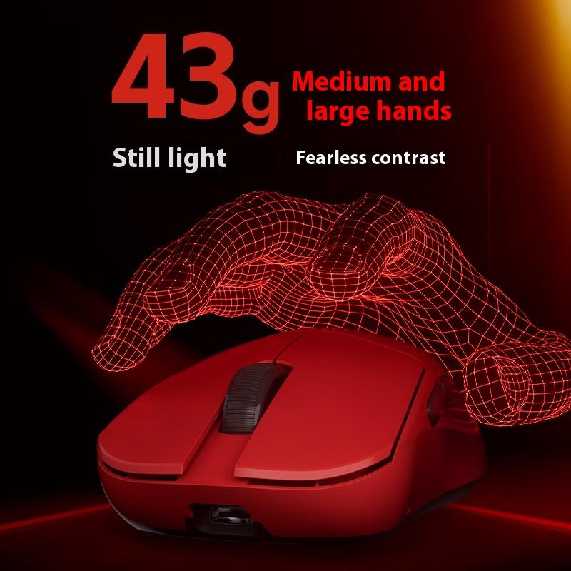 Madlions MAD G MAX Mouse PAW3395 Custom 2 Mode Wireless Gaming Mouse Lightweight Low Latency Mice PC Custom Gamer Accessories
