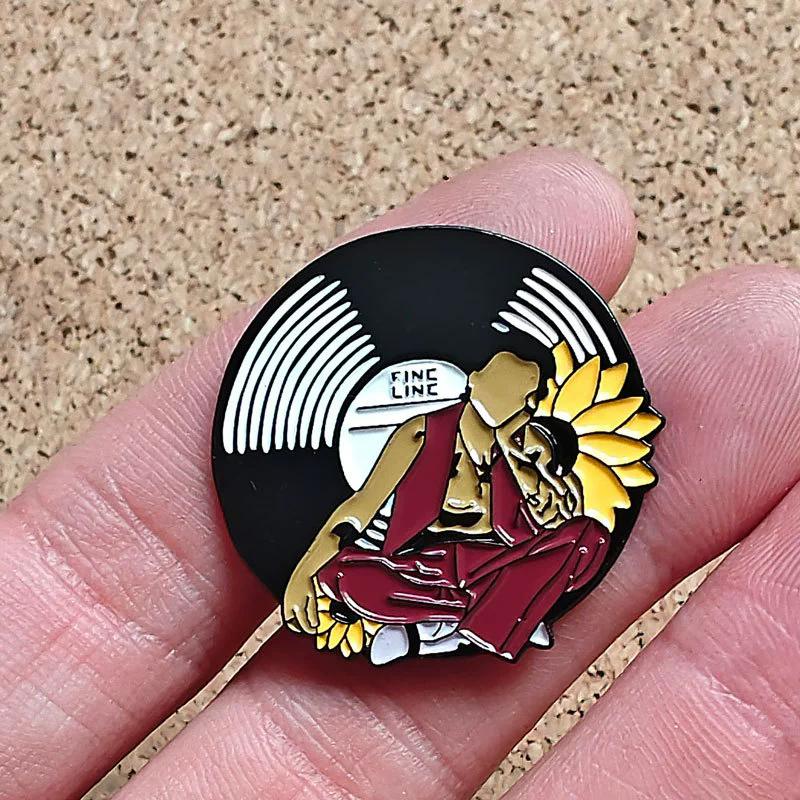 Popular Music Art Enamel Pins Rock Band Cartoon Brooches Backpack Decoration Lapel Badge Gifts For Good Friends