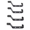 4 Pcs Coat Hooks Wall Mount Coat Hanger Carbon Steel Screw In Wall Hooks for Hanging Heavy Duty S