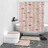 Cute Graffiti Animal Digital Print Shower Curtain Shower Curtain Waterproof Bathroom Curtain