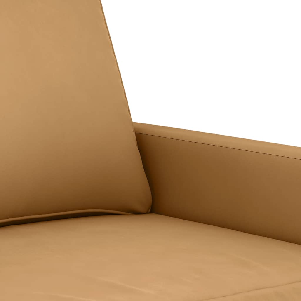 Armchair Brown 60 Cm Velvet