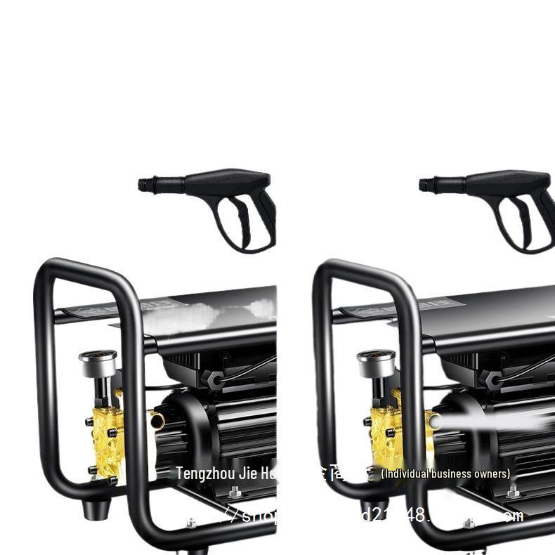 220V High-Power Portable Smart Car Wash - Automatic High-Pressure Cleaning Gun
