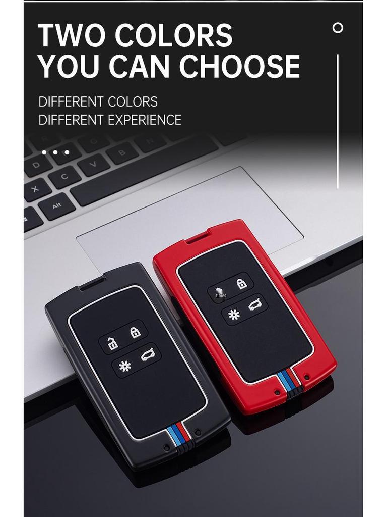 Renault Key Cover for Koleos, Captur, Fluence, Scenic, Latitude, and Megane - Remote Control Card Shell.