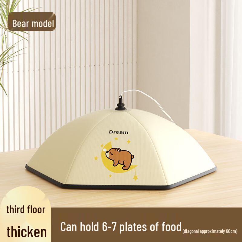 ZISIZ Foldable 3-Layer Insulated Food Cover