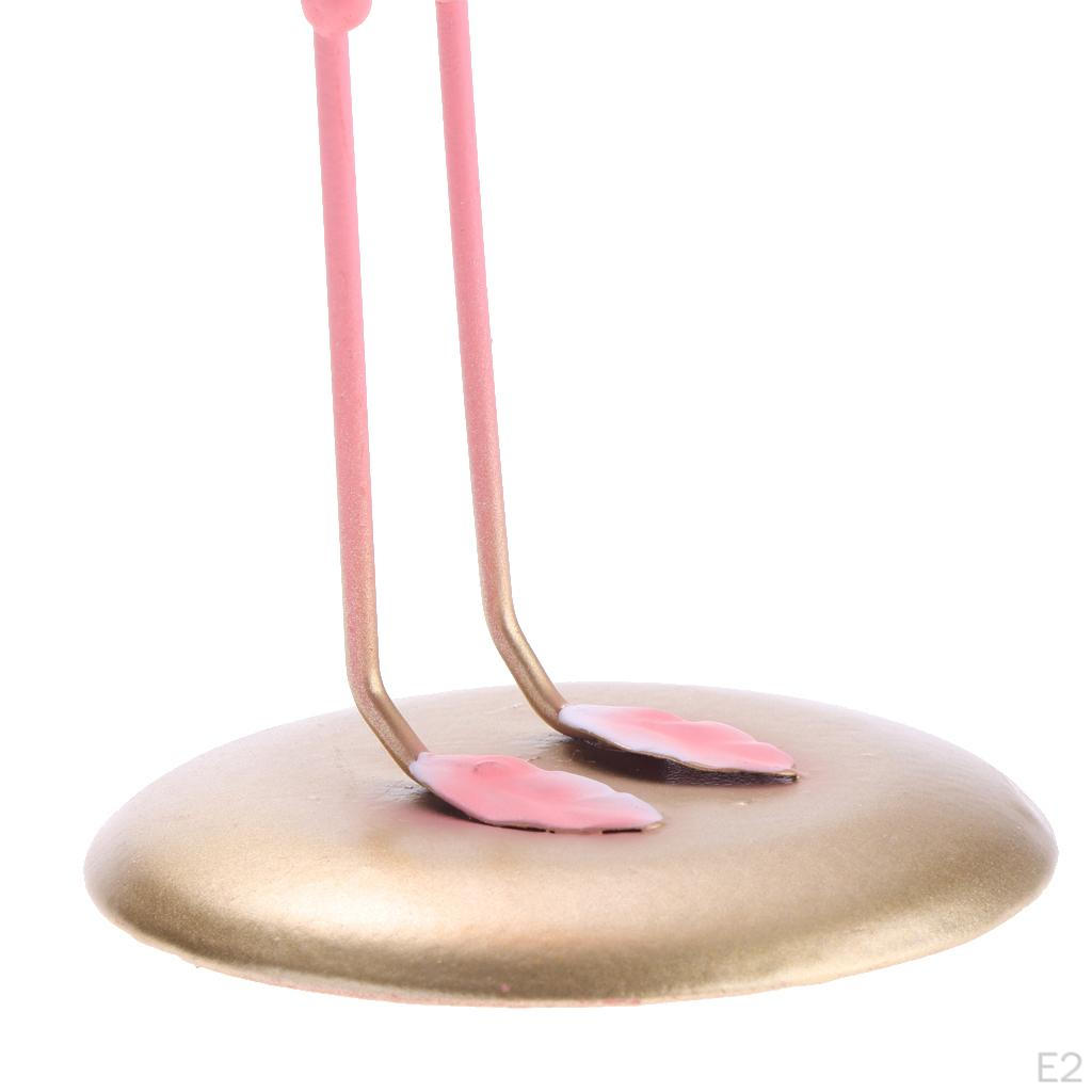 Crafts Figure Resin Pink Flamingo Sculpture/Statue/Figurine Set for Lover/Wedding/Birthday