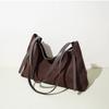Suede Matte Large Capacity Bag Women's Retro Commuter Premium Sense Light Luxury Leather Women's Shoulder Bag