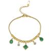 Cherry Epoxy Titanium Steel Bracelet for Women - Sweet Dopamine-Inspired Design