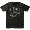 26 Flipper Logo T-Shirt Herren Lizenziert Rock N Roll Musikband Klassisches T-Shirt Neu Schwarz Unisex T-Shirt