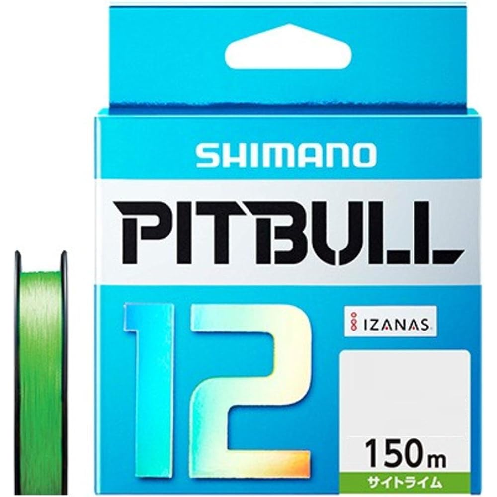 Shimano Pitbull PE Line 12-Strand 150m 0.8mm Sight Lime 18.3lb Fishing Line