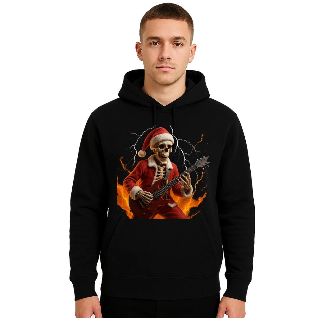 HELL CLAUS RIDES TONIGHT | Dark Rider Night | Novelty | Men Hoodie Dark Party