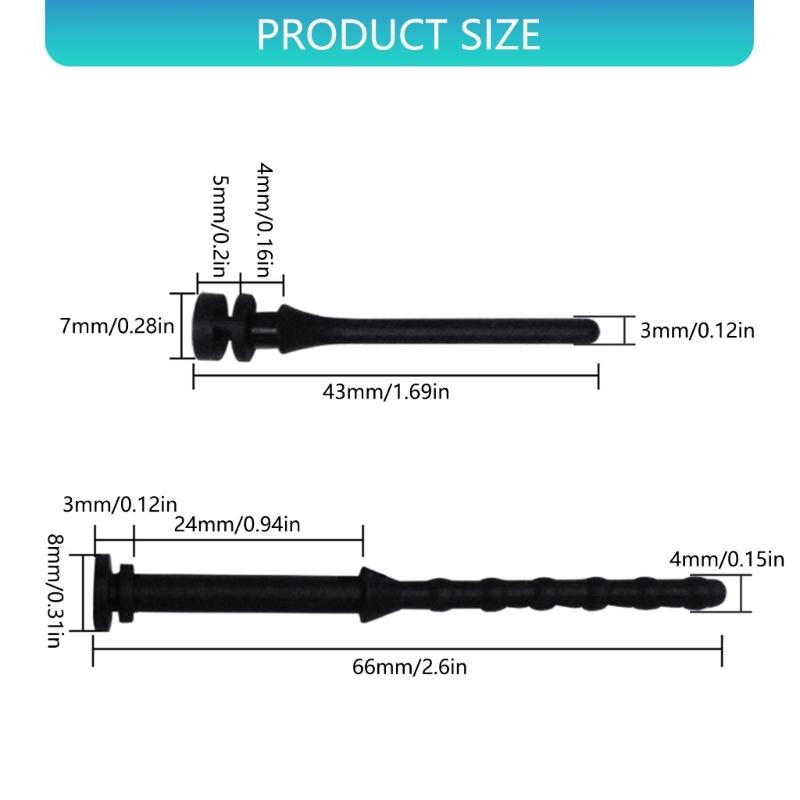 10Pcs 25mm PC Case Fan Soft Silicone Anti Noise Reducing Vibration Screw Fan Rivet for Computer Hardware Equipment