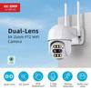 LS VISION 8MP 4MP 4K PTZ IP Kamera 8x Zoom Dual Objektiv Menschliches Erkennen CCTV Kamera Outdoor CCTV Wifi Video Überwachung kamera ICSEE Alexa