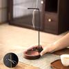 Lnsence Burner Upside Down Incense Burner Incense Stick Holder Wooden Round Incense Tray Ornament Bedroom Home Yoga Decoration