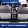 For BYD Song Plus DM-i EV 2020-2025 Car Half Pack Seat Anti Kick Pad Anti-Kick Guard Sticker Easy To Clean Car Accessories
