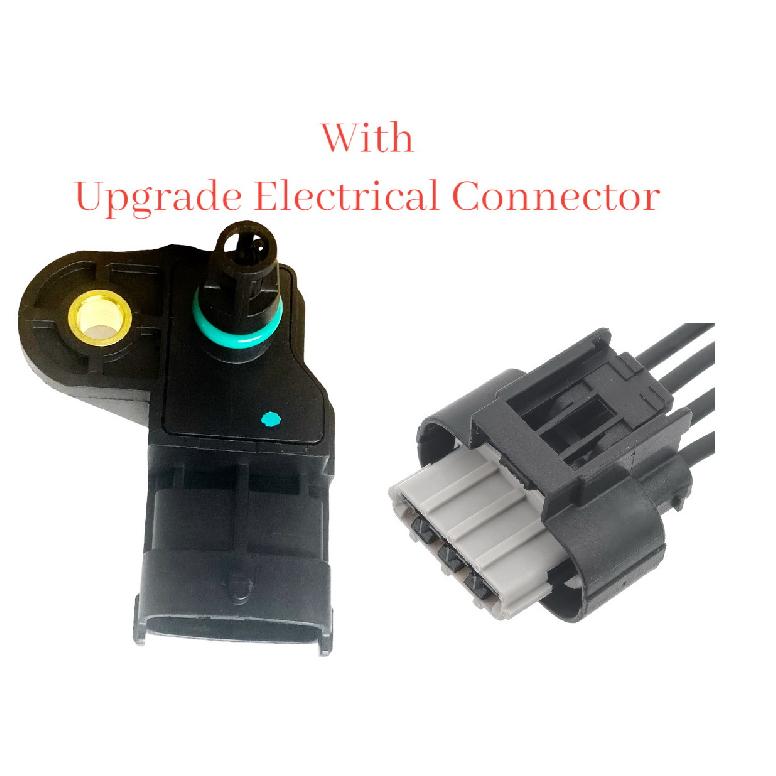 Manifold Pressure MAP Sensor & Upgrade Connector Fits Ford Lincoln 2012-
