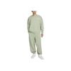 Nike Solid Color Cuffed Fleece Loose Knit Sports Pants Men Bottoms Green HJ1823-370