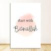Muslim Poster Arabic Pink Floral Print Hanging Painting Modern Mosque Minimalist Quote Room Decor Islamic Wall Art Canvas Mural
