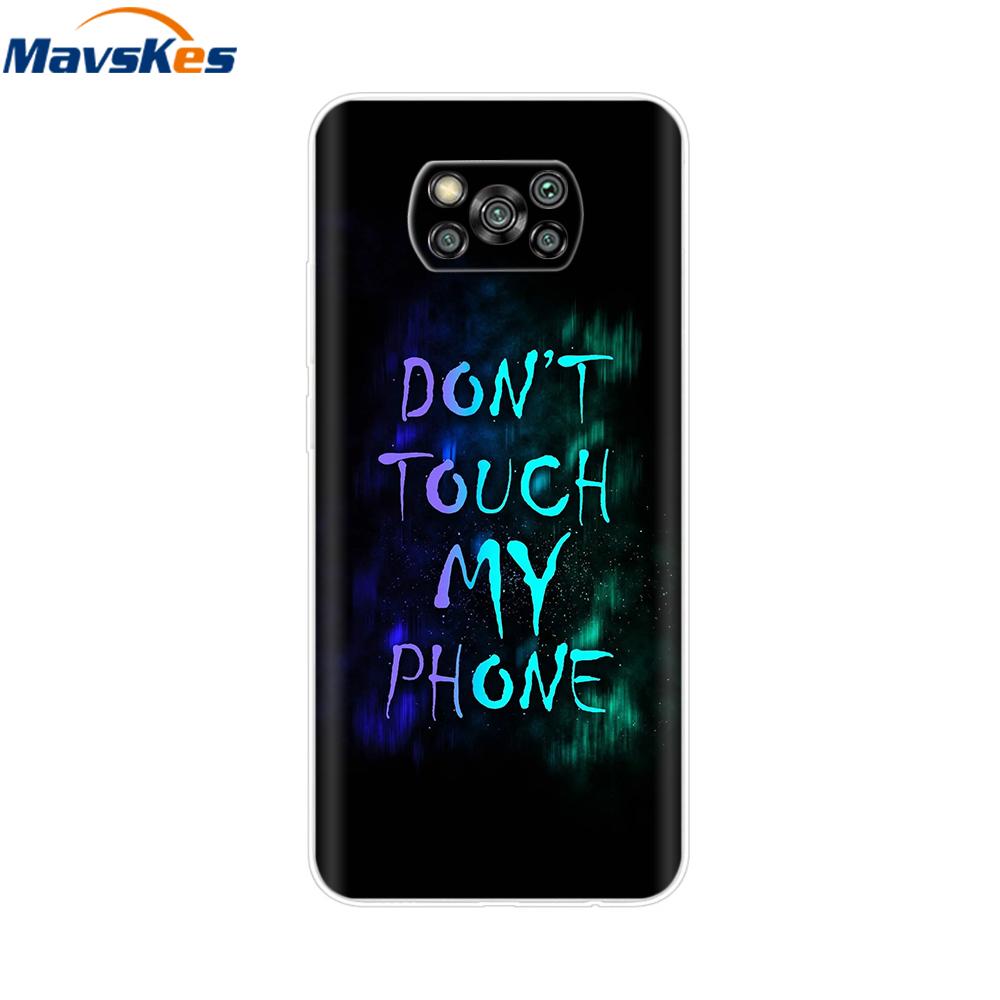Pour Xiaomi POCO X3 Coque Pour Poco X3 Pro NFC Silicone Souple Arrière Pour Poco X3 POCOX3 X 3 NFC 6.67'' Fundas Coques Coque Pare-chocs