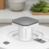 Edelstahl Salatschleuder Schnelltrocknend Elektrischer Gemüse Trockner Manueller Salatschleuder