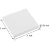 12 Pads Sticky Notes 3 X 3 Inch 100 Sheets/Pad Self-Stick Notes Pads, Easy Sticky Notes for Office, School, Home (White)